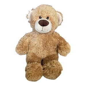 BUILD-A-BEAR Brown/Tan Fluffy Teddy Bear Plushie 16" Retired 2010 BAB